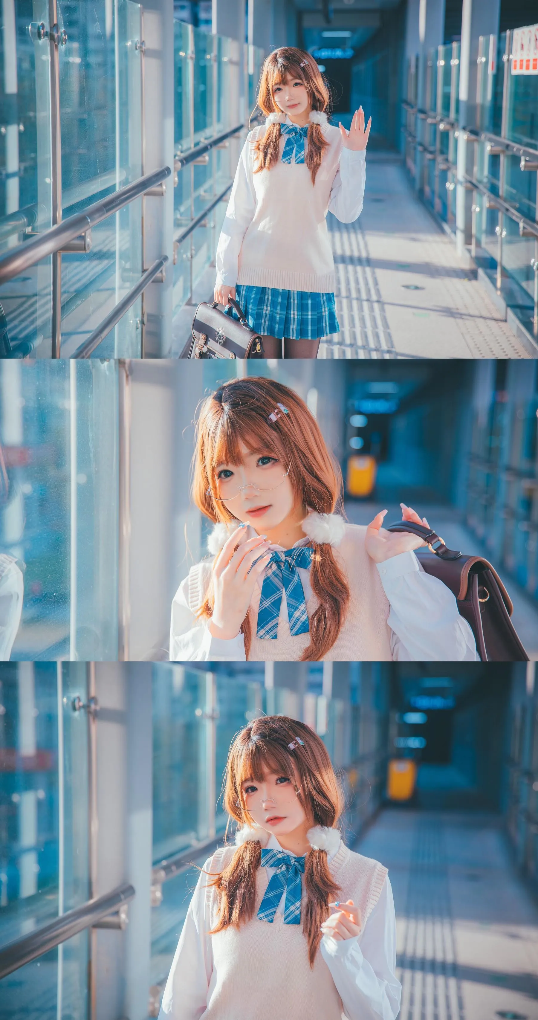 雪晴Astra – NO.32 JK夕阳 [26P]插图4